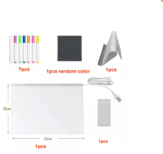 Świecąca tablica LED wersja II